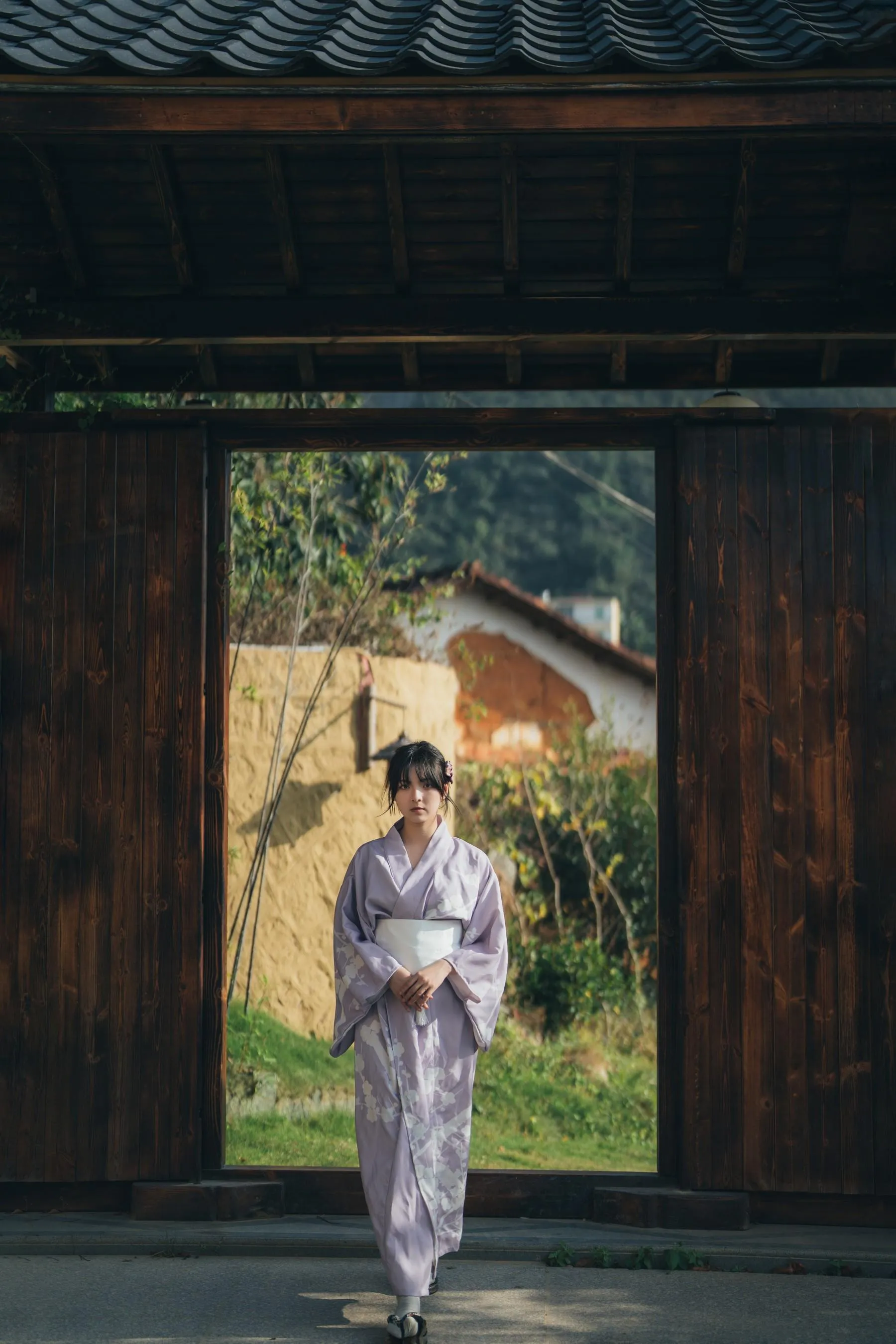 [YITUYU艺图语]2022.02.09 和风物语，日式庭院里的少女写真 dudu [56P]插图6